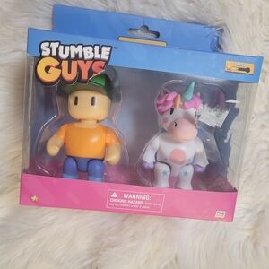 Stumble Guys Action Figures - Orange and Multicolor